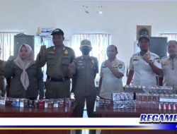 Deteksi Dini, Satpol PP Sampang Temukan Puluhan Merek Rokok Ilegal