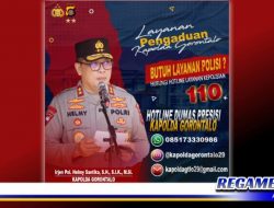 Kapolda Gorontalo Buka Hotline Layanan Pengaduan