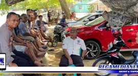 Caption: Kapolres Gorut saat bertatap muka dengan masyarakat nelayan Monano, (Doc: Humas Polres Gorut).