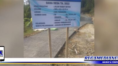 Jawab Keinginan Warga, Pemdes Robatal Sampang Bangun Jalan Rabat Beton