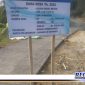 Caption: papan prasasti pembangunan jalan rabat beton di Desa Robatal, (Dok. Muadi/Regamedianews).