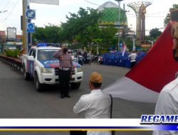 Polres Sampang Ajak Pengendara Upacara Peringati Hari Pahlawan