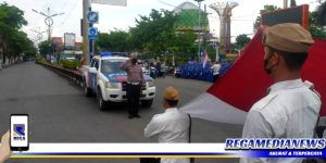 Polres Sampang Ajak Pengendara Upacara Peringati Hari Pahlawan