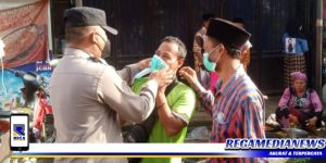 Cara Polsek Omben Cegah Covid Baru di Sampang