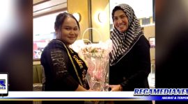 Caption: Balqis Kaluku ditemui anggota legislatif Provinsi Gorontalo Meyke, (Dok. Yusrianto/Regamedianews).
