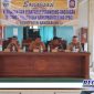 Caption: Satpol PP Bangkalan saat sosialisasi kebijakan tentang PBG, (Dok. Syafin/Regamedianews).