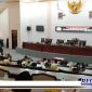 Caption: berlangsungnya rapat paripurna pengesahan RAPBD tahun 2023, (Dok. Muadi/Regamedianews).