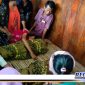 Caption: warga saat melihat jenazah dua bocah perempuan di rumah duka, (Dok. Harry/Regamedianews).