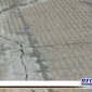 Caption: foto hasil jepretan 25 November 2022, kondisi rabat beton retak, (Dok. Muadi/Regamedianews).