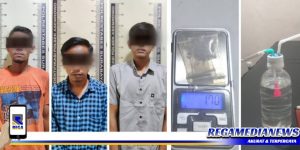 Polisi Grebek Tiga Pemuda Surabaya Saat Pesta Sabu