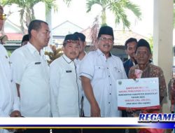 Wakil Bupati Bangkalan Salurkan Bantuan JPS