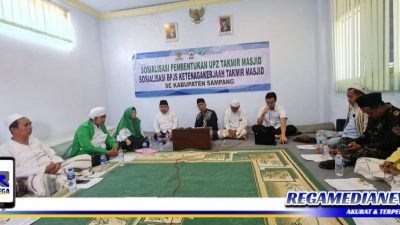 BPJS Ketenagakerjaan Sosialisasi Jamsos Kepada Takmir Masjid Sampang