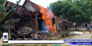 Sumur Bor Keluar Api Hanguskan Dapur Warga Sampang
