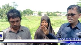 Caption: Muhammad Yahya kuasa hukum tergugat saat diwawancara awak media, (Dok. Red/Regamedianews).