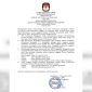 Caption: Surat pengumuman calon PPK yang lolos seleksi tes wawancara, (dok. KPUD Bangkalan).