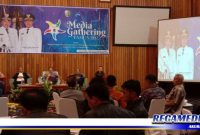 Caption: saat berlangsung media gathering di Hotel Royal Senyiur, Prigen, Pasuruan, (dok. redaksi regamedianews).