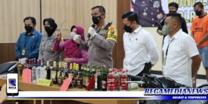 Polres Pamekasan Ciduk Pelaku Curanmor dan Miras