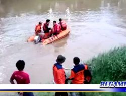 Manusia Silver Tenggelam di Sungai Sampang