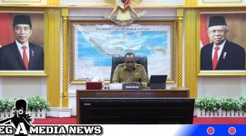 Caption: rakor pencabutan PPKM secara hybrid di kantor Kemendagri, (dok. foto istimewa).