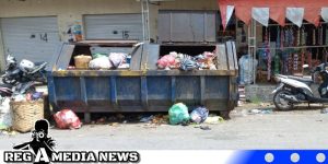 Bak Truk Sampah di Pasar Pangarengan Sampang Dikeluhkan