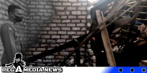 Kandang dan Rumah Warga Gulbung Sampang Ludes