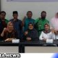 Caption: BPJS Ketenagakerjaan Madura bersama pihak RSUD Syamrabu Bangkalan, (dok. Syafin Regamedianews).