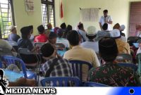 Caption: BPJS Ketenagakerjaan Madura saat sosialisasi BPU kepada Gapoktan, (dok. Syafin Regamedianews).