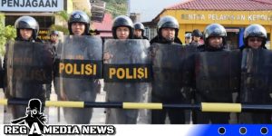 Personil Polres Aceh Selatan, Siaga Ikuti Simulasi Sispam Mako