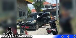 Viral, Mobil Pelat Merah Cegat Pelaku Sabu di Sampang