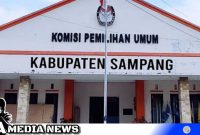 Caption: kantor KPUD Sampang, (dok. regamedianews).