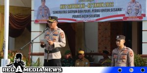 Polres Aceh Selatan Gelar Upacara HUT Satpam Ke-42