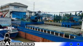 Caption: kapal bersandar di Pelabuhan Kalimas Surabaya, (dok. Basori Regamedianews).