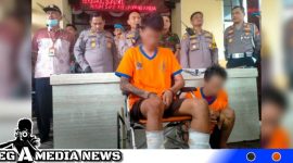 Caption: konferensi pers, Polsek Tegalsari ungkap kasus curanmor, (dok. Basori Regamedianews).