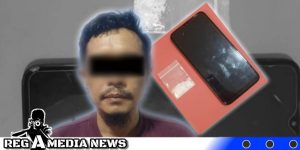 Polisi Ciduk Pelaku Sabu Sistem Ranjau Depan Samsat Surabaya