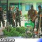 Caption: saat jajaran Kodim Aceh Selatan mempraktekan pembuatan pupuk cair (foto/AE) 