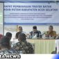 Caption: saat Rapat Pembahasan Trayek Batas Kawasan Hutan Aceh Selatan (Foto/AE). 