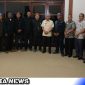 Caption: Bupati Surya saat menerima kunjungan pengurus DPP GM PPMA (foto/ir) 