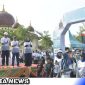 Caption: Bupati Aceh Selatan Tgk.Amran saat melepas ribuan peserta JJS (Foto/AE). 