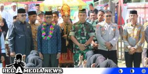 Bupati Tgk Amran Hadiri Hari Jadi ke-12 Kecamatan Kota Bahagia