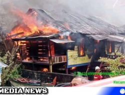 Dua Unit Rumah Warga Tapaktuan Hangus Terbakar