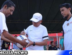 Peringati HPN dan Meriahkan Hari Jadi Asahan, PWI Gelar Laga Sepak Bola Old Crack PWI Asahan 2023