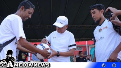 Peringati HPN dan Meriahkan Hari Jadi Asahan, PWI Gelar Laga Sepak Bola Old Crack PWI Asahan 2023