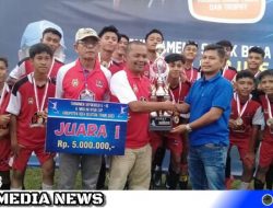 Pis Media Football Academy Juara Piala Muslim Ayub U-15