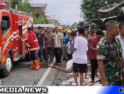 Dua Unit Ruko Hangus Terbakar di Tapaktuan