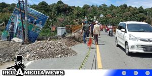 Jembatan Krueng Baru Nyaris Roboh, PPK 2.4 Segera Tangani