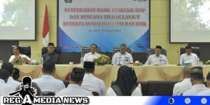 Inspektorat Serahkan Hasil Evaluasi SPIP Aceh Selatan