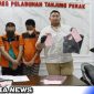 Caption: polisi tunjukkan kedua pelaku curanmor 26 TKP dan barang bukti, (dok. regamedianews).