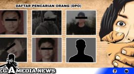 Caption: wajah 6 DPO pelaku pemerkosaan gadis dibawah umur, (dok. regamedianews).
