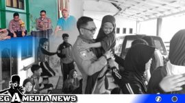 Caption: Jumat Religi, keakraban anggota Satbinmas Polres Sampang dengan siswa siswi SLBN, (dok. regamedianews).