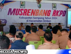 Musrenbang RKPD 2024 Kecamatan Omben, Bupati Sampang Harapkan Pemdes Berinovasi Membangun Desa